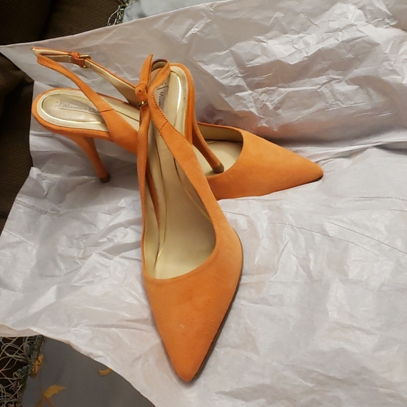 Mossimo Dutti Shoes - Massimo  Dutti Real Leather Coral/Orange Shoes